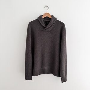 Banana Republic Merino Wool Shawl Collar Sweater Size Medium